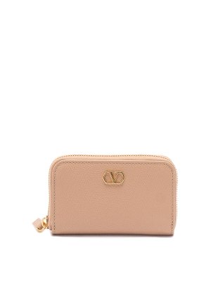 VALENTINO GARAVANI: wallets & purses - Vlogo Signature Mini Zip Around Wallet