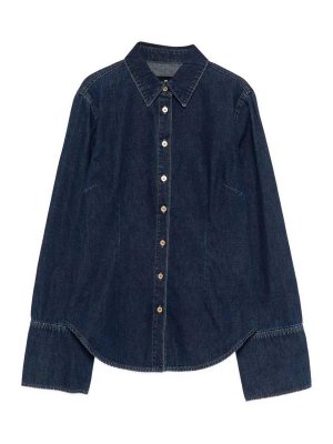 7 FOR ALL MANKIND: camicie - Camicia Sagomata Indaco Anima