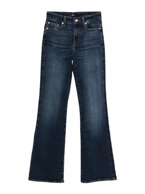 7 FOR ALL MANKIND: Jeans boot-cut - Jeans Boot-Cut - Azul Oscuro