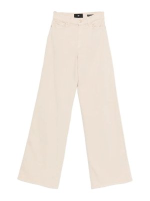 7 FOR ALL MANKIND: Jeans Rectos - Vaqueros Rectos - Beis