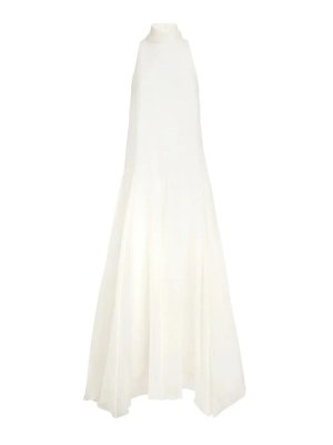 BRUNELLO CUCINELLI: ニーレングスドレス - 膝丈ドレス - 白