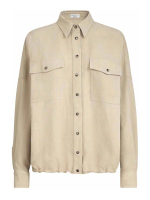 BRUNELLO CUCINELLI: Hemden - Hemd - Beige