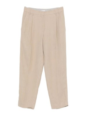 BRUNELLO CUCINELLI: Pantalones casual - Pantalón Casual - Beis