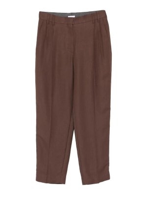 BRUNELLO CUCINELLI: Pantalones casual - Pantalón Casual - Marrón