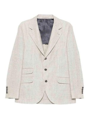 BRUNELLO CUCINELLI: blazers - Deconstructed Blazer