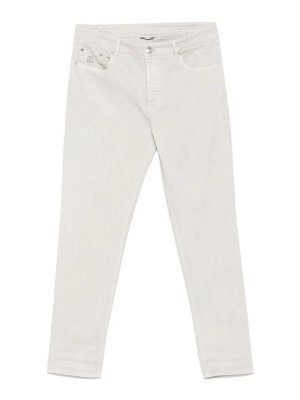 BRUNELLO CUCINELLI: Straight Leg Jeans - Straight Leg Jeans - Blau