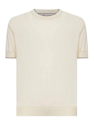 BRUNELLO CUCINELLI: Camisetas - Camiseta - Blanco