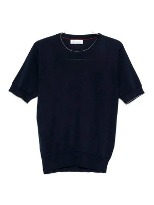 BRUNELLO CUCINELLI: Camisetas - Camiseta - Azul
