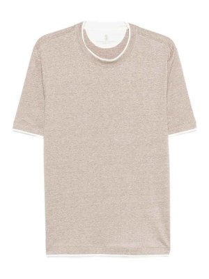 BRUNELLO CUCINELLI: Camisetas - Camiseta - Blanco