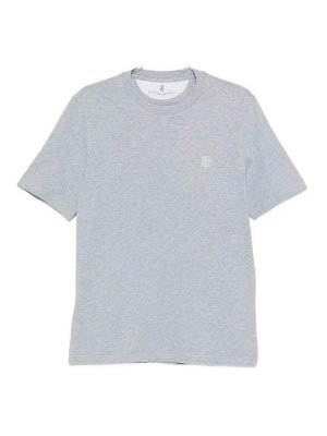 BRUNELLO CUCINELLI: t-shirts - Crew-Neck T-Shirt With Logo