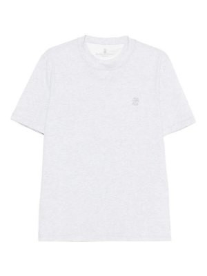 BRUNELLO CUCINELLI: t-shirts - Crew-Neck T-Shirt With Logo