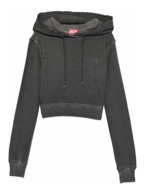 DIESEL: crew necks - F-Slimmy-Hood-S3 Hooded Sweater