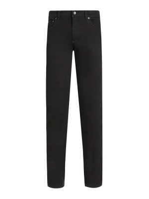 DOLCE & GABBANA: casual trousers - Slim-Fit Stretch Cotton Jeans