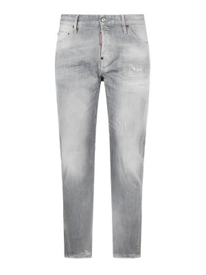 DSQUARED2: straight leg jeans - Slim  Jeans