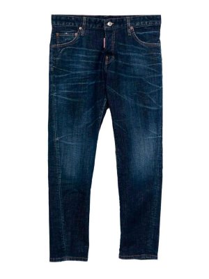 DSQUARED2: Jeans à jambe droite - Jean Droit - Twst
