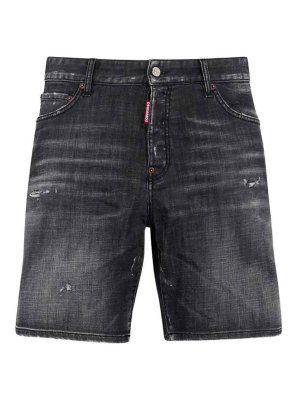 DSQUARED2: pantaloni shorts - Pantaloncini marini