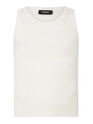 DSQUARED2: Top e canotte - Canotta in maglia