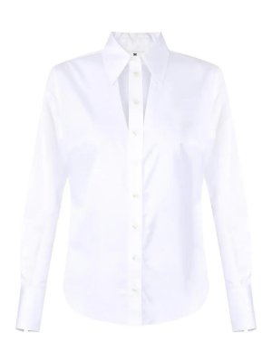 ELISABETTA FRANCHI: Camisas - Camisa - Blanco