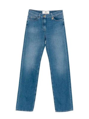 ELISABETTA FRANCHI: straight leg jeans - Jeans
