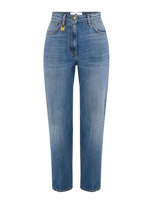 ELISABETTA FRANCHI: straight leg jeans - Jeans
