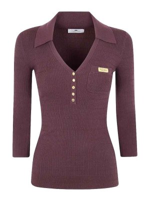 ELISABETTA FRANCHI: crew necks - Tricot Sweater