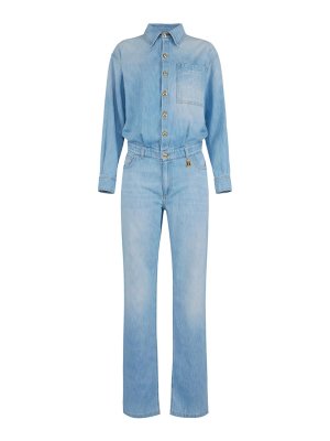 ELISABETTA FRANCHI: jumpsuits - Denim Jumpsuit