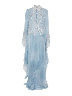 ERMANNO SCERVINO: Vestidos media pierna - Vestido Midi - Azul