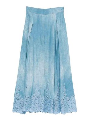 ERMANNO SCERVINO: Knee length skirts & Midi - Skirt With Embroidery