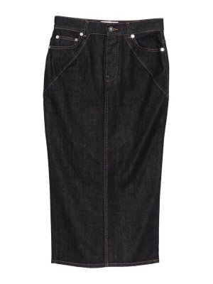 GIVENCHY: Knee length skirts & Midi - Kick Back Denim Skirt