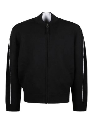 GIVENCHY: cardigans - Couture Seam Zipped Cardigan
