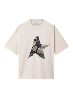 GOLDEN GOOSE: T-shirts - T-Shirt - Weiß