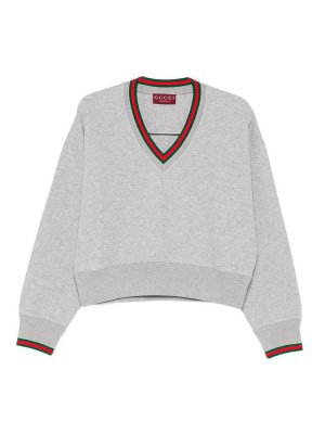 GUCCI: v necks - V-Neck Boxy Sweater