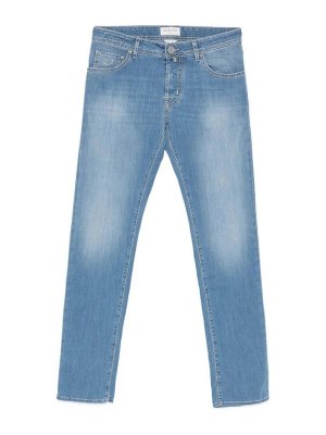 JACOB COHEN: Straight Leg Jeans - Straight Leg Jeans - Hellblau