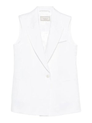 PESERICO: Gilets - Gilet - Blanc