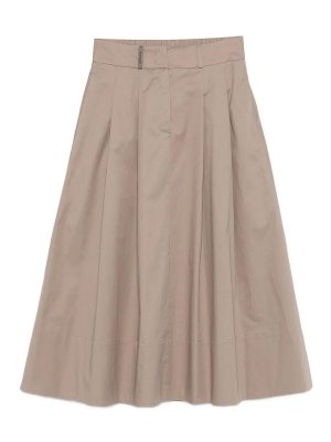 PESERICO: Jupes midi et au genou - Jupe Midi - Gris Foncé