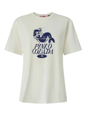 Pinko: T-shirts - T-Shirt - Weiß