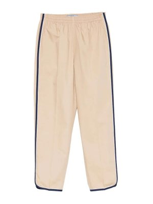 PRADA: casual trousers - Popeline Pants