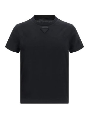 PRADA: t-shirts - Jersey T-Shirt