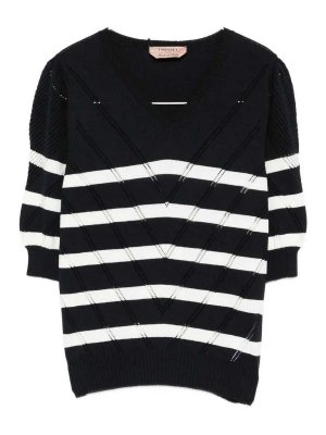 TWINSET: maglia collo rotondo - Maglione