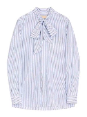 VALENTINO: shirts - Vlogo Signature Striped Shirt