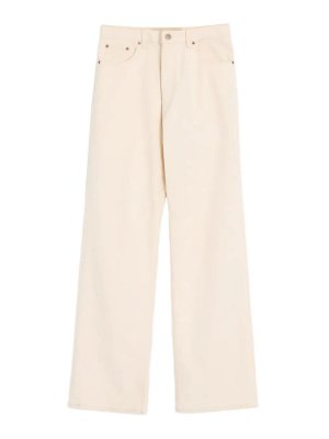 VALENTINO: Jeans Rectos - Vaqueros Rectos - Crema