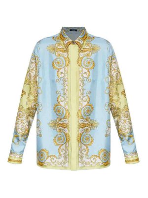 VERSACE: Chemises - Chemise - Bleu