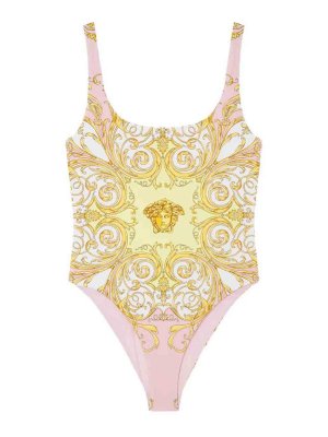 VERSACE: Maillots une pièce  - Maillot De Bain - Jaune