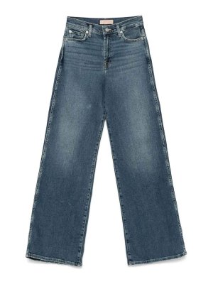 7 FOR ALL MANKIND: Jeans Rectos - Vaqueros Rectos - Azul