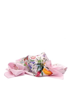 GUCCI: Stoles & Shawls - Printed Silk Foulard