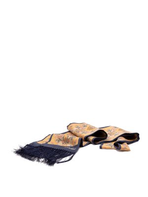 VALENTINO GARAVANI: scarves - Apres Lhiver Vaso Scarf With Fringes