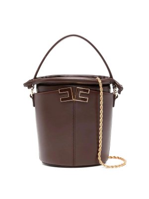 ELISABETTA FRANCHI: Bolsos Shopping - Bolso Shopping - Marrón