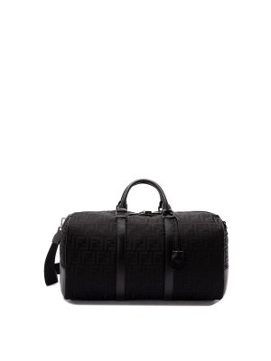 FENDI: shoulder bags - Ff Medium Boston Bag