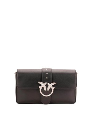 Pinko: Schultertaschen - Schultertasche - Schwarz