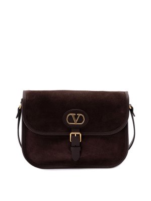 VALENTINO GARAVANI: クロスボディバッグ - クロスボディバッグ - ブラウン